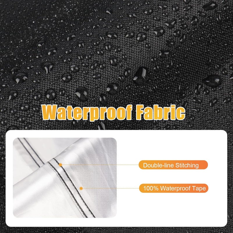 TwoPone Pizza Oven Cover for ooni Koda 16,Waterproof Pizza Oven Accessories Carry Cover for Outdoor,600D Pizza Oven Covers with Pocket - Image 3